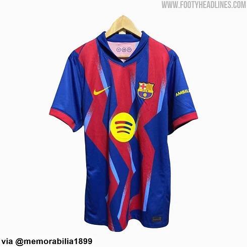 FC Barcelona 25-26 'El Clásico' Fourth Kit Leaked