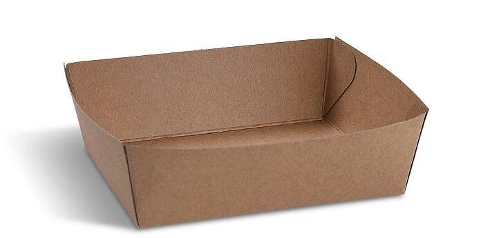 Papírová miska nepromastitelná kraft (PAP-FSC Mix) 135 x 110 x 45 mm 500ml [100 ks]