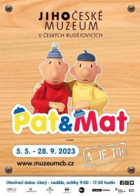 PAT A MAT - hravá výstava pro celou rodinu 5. 5. – 28. 9. 2023 - Informační centrum pro mládež České Budějovice