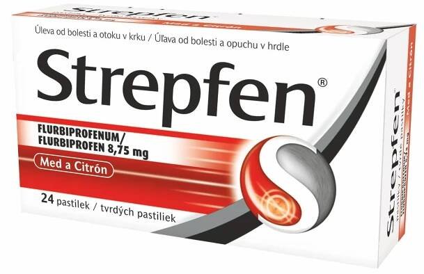 Strepfen Med a citron 8,75 mg 24 pastilek
