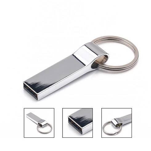 Kovový mini USB flash disk s kroužkem | smero-reklamniIT.cz