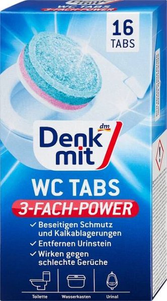 WC tablety, 16 ks