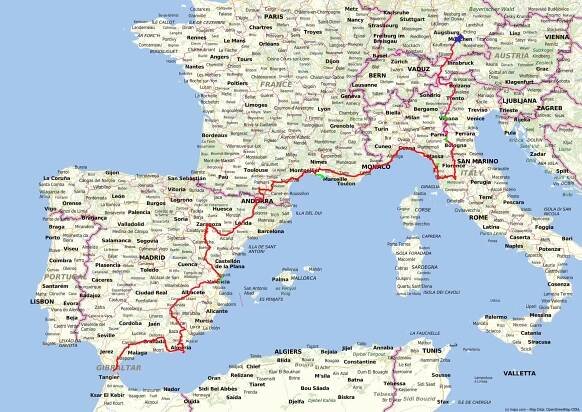 Route Winterflucht - grimbers Webseite!