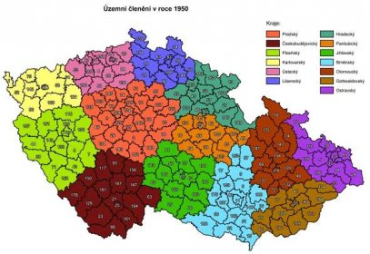 Mapy územního členění (okresů) České republiky | ČSÚ v Ústí nad Labem