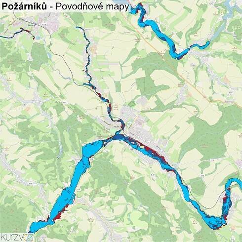 Požárníků - mapy | Kurzy.cz