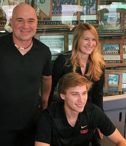 Jaz Elle Agassi's parents and brother