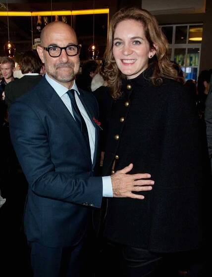 Stanley Tucci and Felicity Blunt