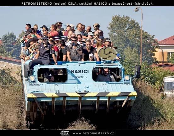 RETROMĚSTEČKO (nejen) ČSLA, setkání HASIČŮ a bezpečnostních složek | Akce | Pardubičtí Tahouni