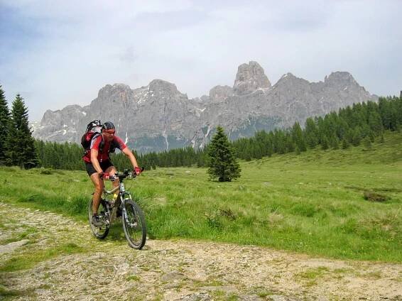 Panorama zu den Pale di San Martino