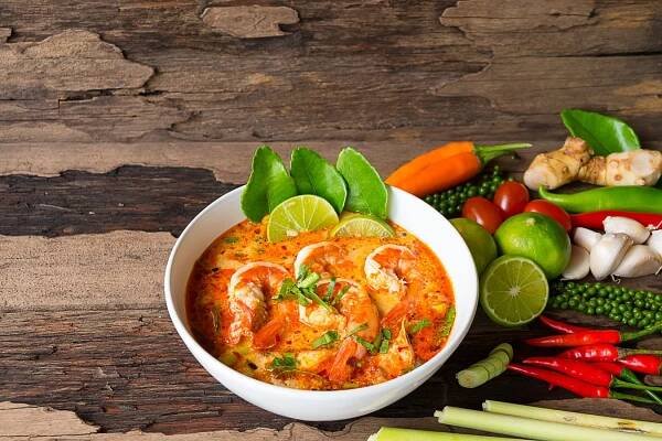 Thajská kuchyně - tom yam kung