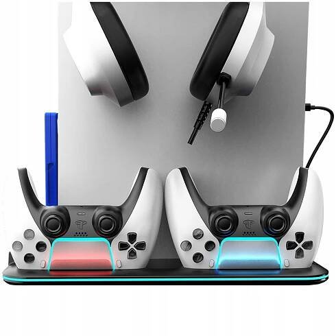 CANYON Chladicí podložka CS-51 RGB PS5 Slim/DE Nabíjení Černá Kód výrobce CND-CSPS5B-1