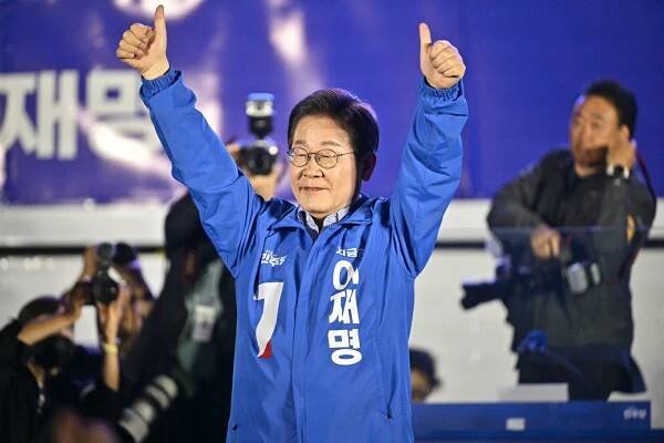 South Korea elections: Exit polls show landslide victory for left-wing leader Lee Jae-myung