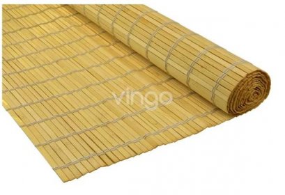 Bambusová rohož za postel přírodní