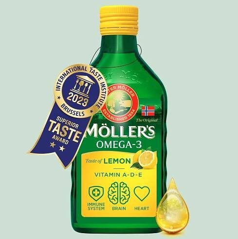 Möller’s Cod Liver Oil Lemon - Möller's Omega-3 - Möller's