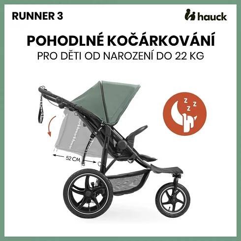 HAUCK Runner 3 s ruční brzdou