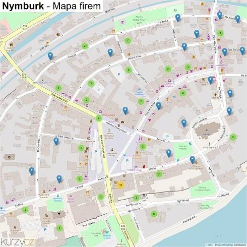 Nymburk - mapy | Kurzy.cz