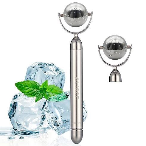 Electric Ice Roller for Face and Eye, Amirce Facial Ice Roller Beauty