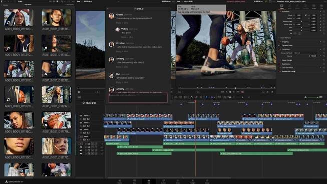 Frame.io | DaVinci Resolve