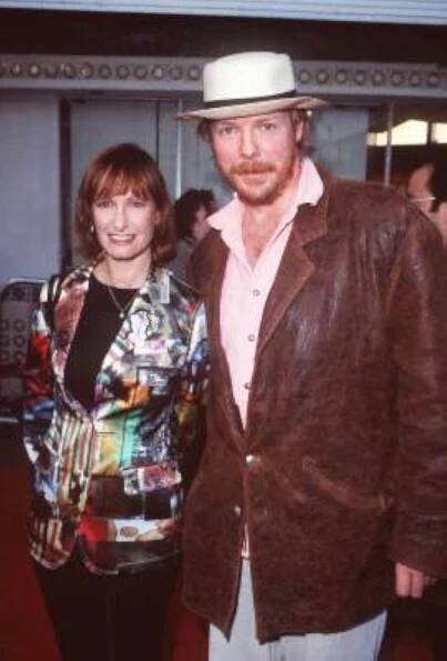 Gale Anne Hurd and Jonathan Hensleigh at an event for Armagedon (1998)