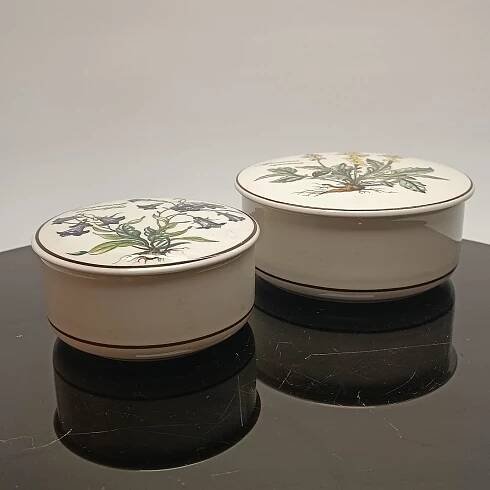 Dvě porcelánové dózy, Villeroy & Boch
