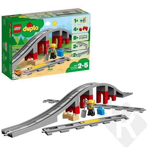 LEGO DUPLO 10872 Doplňky k vláčku most a koleje | Kuma.cz