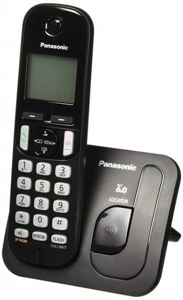 Telefon Panasonic KX-TGC210PDB černý - Kancelář - K24.cz