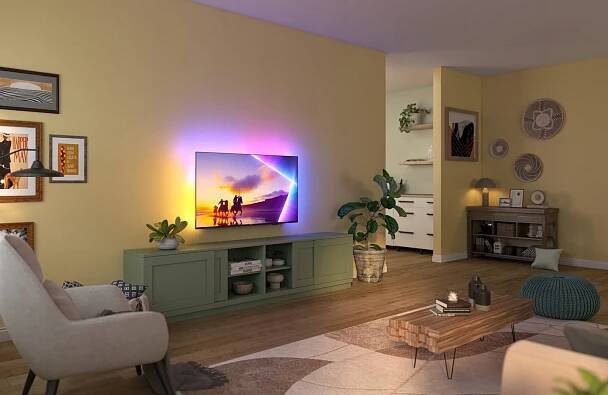 QLED televize Philips 43PUS8560 12 43" 4K UHD černá Typ televizoru QLED
