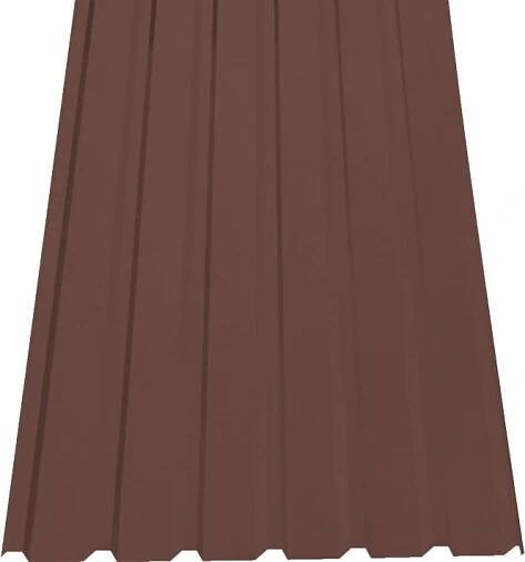 Satjam trapezový plech SAT 18 polyester 0,5 3000 mm RAL8017 tmavě hnědá
