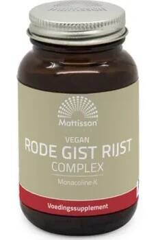 Rýže Mattisson Red Yeast Rice complex - Monacolin K - 90 kapslí - Červená rýže - DMS 3/25