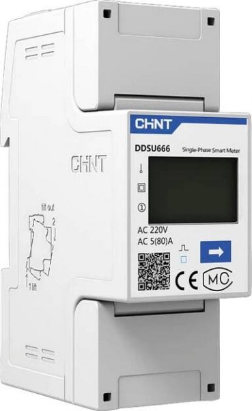 CHINT DDSU666, Jednofázový elektroměr, přímé měření