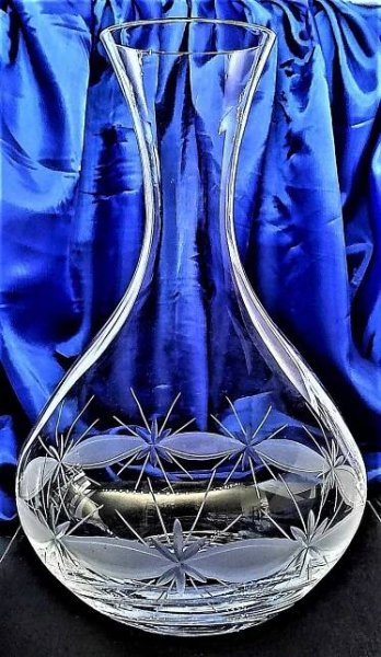 LsG-Crystal Dekantér karafa ručně ryté broušené dekor dekor Kanta okrasné balení dek-1093 1500 ml 1 Ks.