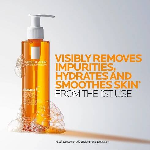 La Roche-Posay Pure Vitamin C čisticí pěnivý gel pro rozjasnění pleti