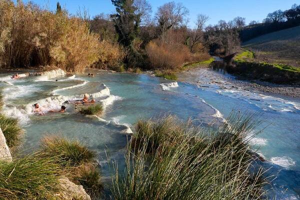 Terme di Saturnia Cascate del Mulino del Gorello Toscane Italie