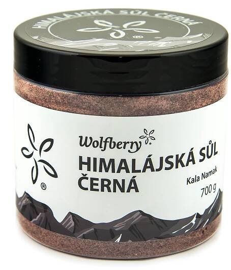 Wolfberry Himalajská sůl černá Kala Namak 700 g