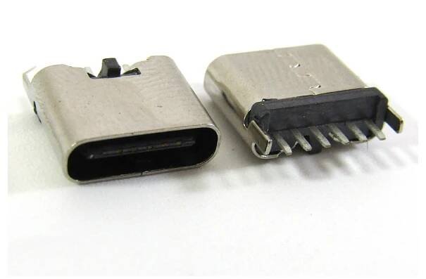 konektor micro USB-C female 39 - 6pin