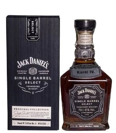 Jack Daniel's Single Barrel Select Karel IV. Edition No.5 0,7l 45% L.E.