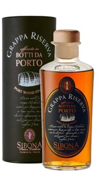 Sibona Grappa Riserva Port Wood Magnum 0,5l 44% GB