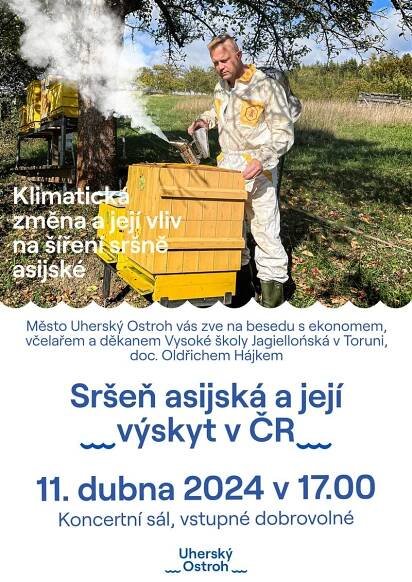 Přednáška o sršni asijské v Uherském Ostrohu | Okresní organizace včelařů Uherské Hradiště