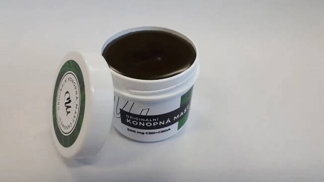 Konopná mast 500 mg CBD+CBDA 50ml - Cannmedi.net