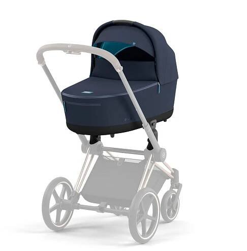 CYBEX Priam 4.0 Lux Carry Cot Nautical Blue Platinum