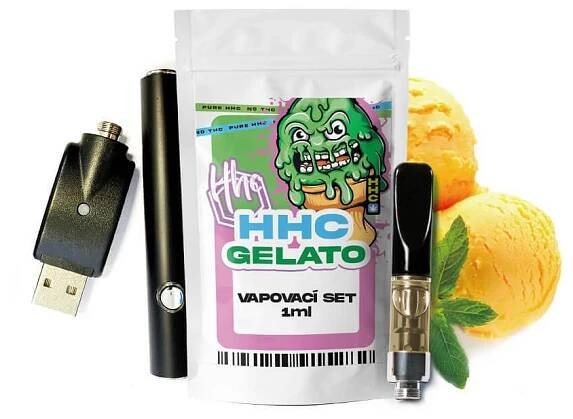 Vaporizer Gelato 94% HHC 1 ml - levnypoppers.cz