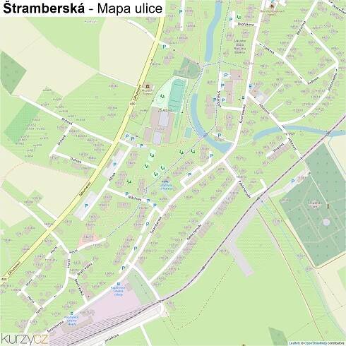 Štramberská - mapy | Kurzy.cz