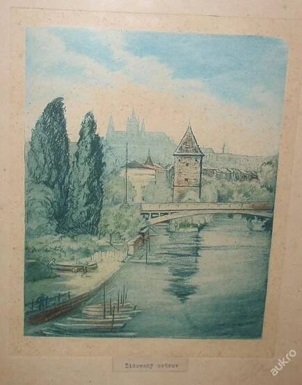 LEPT PRAHA - ŽIDOVSKÝ OSTROV - MAYER (MEYER) JOSEF - Umění