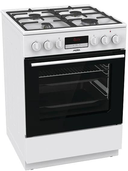 Mora K 8668 BW6 Kombinovaný sporák + Záruka 5 let v hodnotě 500,- Kč