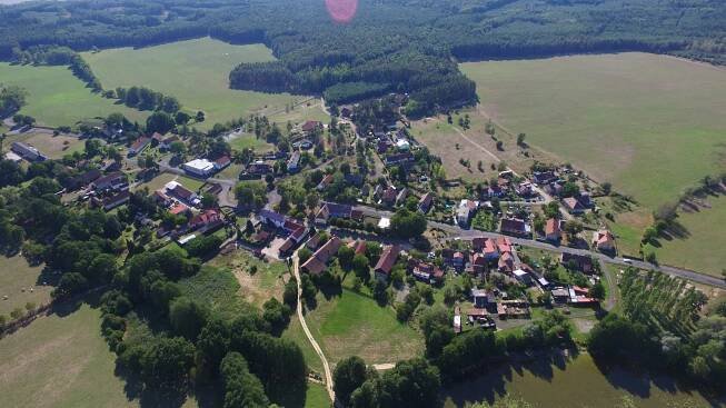 Obec 2015 letecky | Obec Litošice, okr. Pardubice