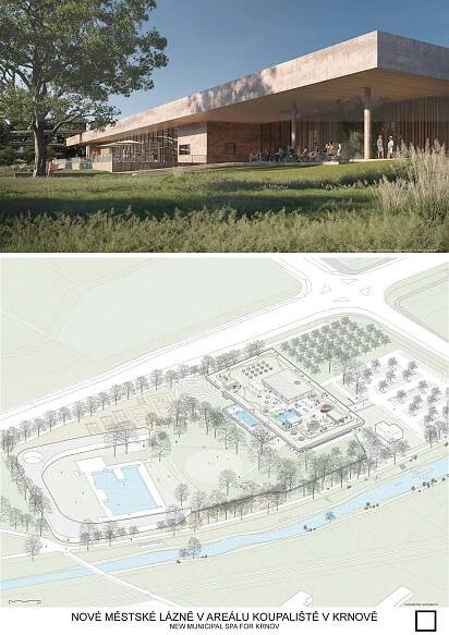 Nové městské lázně v areálu koupaliště v Krnově - Česká komora architektů