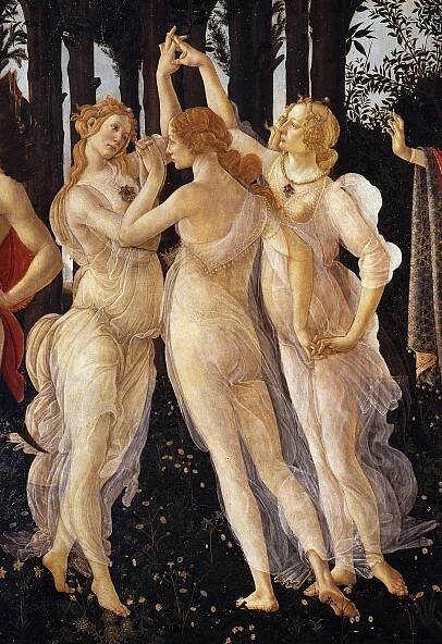 Botticelli's Primavera-Three Graces