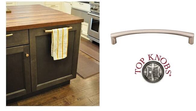 Top Knobs TK141BB For Kitchen Towel Bar / Nar Fine Carpentry