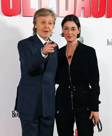 Sir Paul McCartney (L) and Mary McCartney