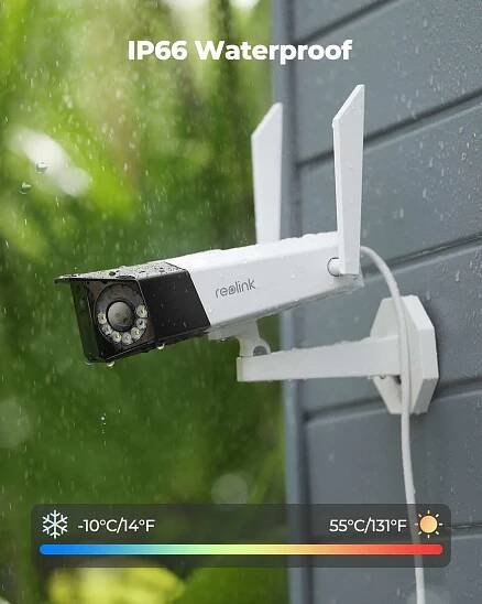VENKOVNÍ WIFI KAMERA 180° DVOJITÝ OBJEKTIV DETEKCE OSOB VOZIDEL DUO 2 Stav balení originální